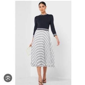 Ted BakerWomens Lantai Knit Bodice Mockable Dress